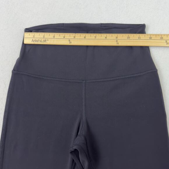 Lululemon Align Mini Flare Pants Dark Gray Size 6 Nulu 27” Yoga Lounge LW5G1Q2S - Picture 6 of 10